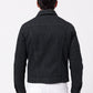 Sleek Cotton Denim Jacket with Nail Buttons