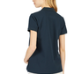 Elegant Beaded Logo Cotton Polo for Women