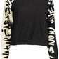 Black Cotton Women Sweater