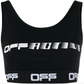 Chic Activewear Black Elasticized Logo Top