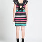 Multicolor Striped Sleeveless Summer Dress