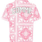 Abstract Pink Hawaiian Short Sleeve Shirt