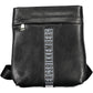 Black Polyurethane Men Shoulder Bag