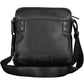 Black Polyurethane Men Shoulder Bag