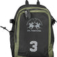 Black Polyester Men Backpack