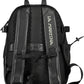 Black Polyester Men Backpack