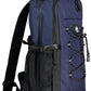 Blue Polyester Mens Backpack