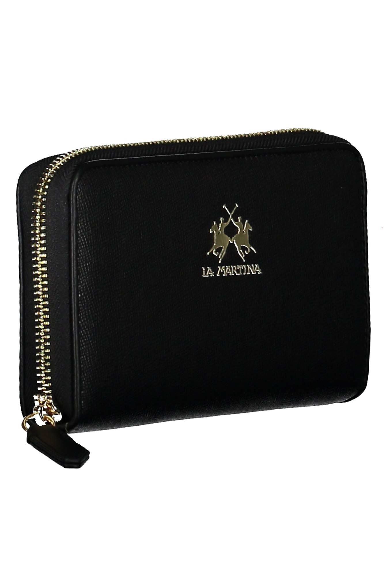 Black Polyurethane Women Wallet