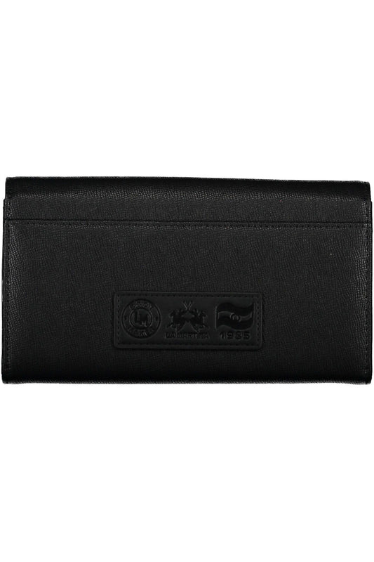 Black Polyurethane Women Wallet