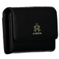 Black Polyurethane Women Wallet