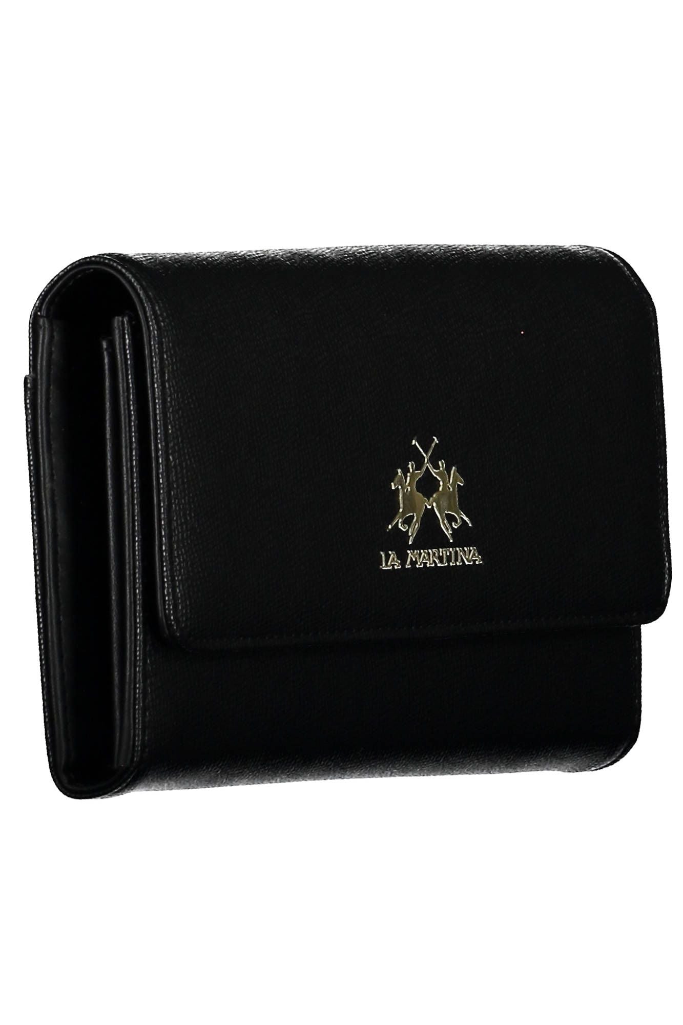 Black Polyurethane Women Wallet