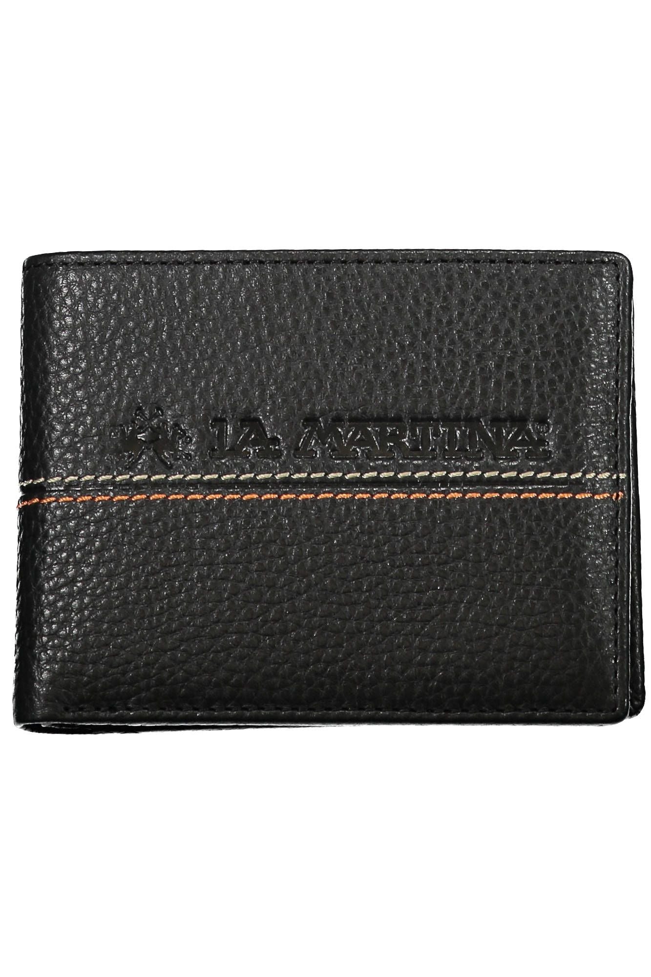 Black Leather Men Wallet
