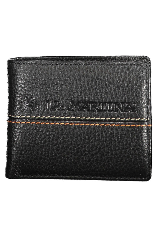 Black Leather Men Wallet