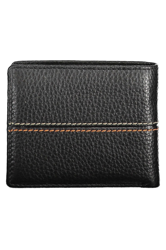 Black Leather Men Wallet
