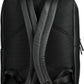 Black Polyester Men Backpack