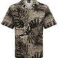 Tropical Leaf Print Short-Sleeve Shirt