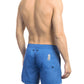 Blue Polyamide Men Swim Short