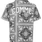 Abstract Print Hawaiian Short Sleeve Shirt
