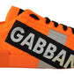 Elegant Orange Casual Sneakers