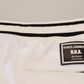 Elegant White Sport Sweatpants