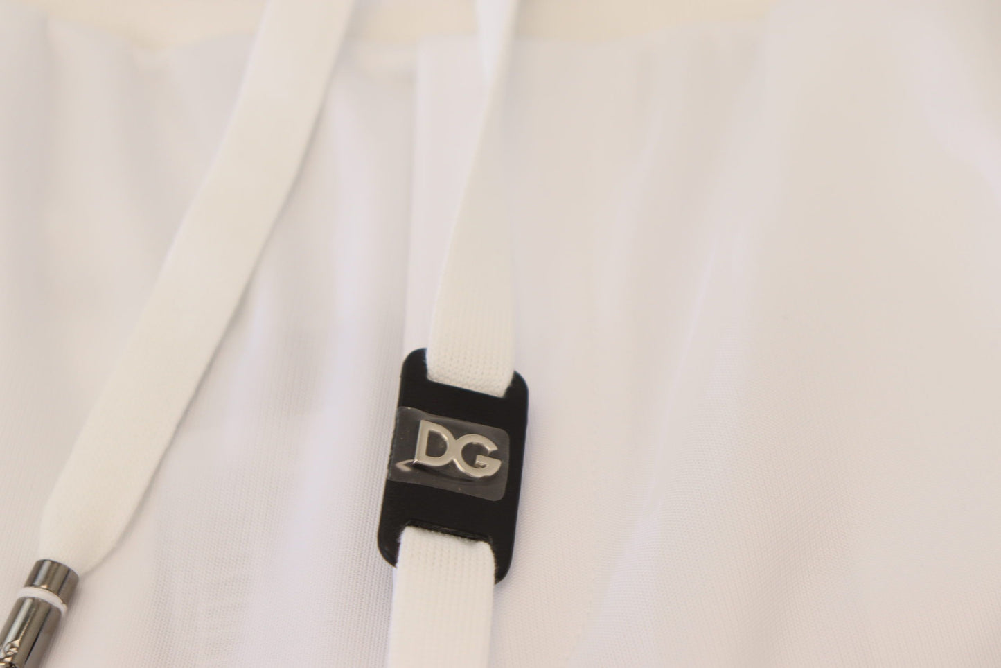 Elegant White Sport Sweatpants