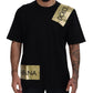 Elegant Black Gold Logo Tee