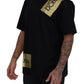 Elegant Black Gold Logo Tee