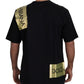Elegant Black Gold Logo Tee