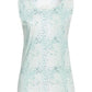 Chic Sleeveless Animalier Tee in Green