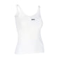 Elegant Ribbed White Cotton Top