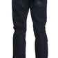 Elegant Straight Fit Blue Denim Jeans