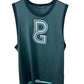 Petrol Blue Cotton Undershirt with Front Logo