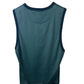 Petrol Blue Cotton Undershirt with Front Logo