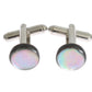 Elegant Silver Brass Cufflinks for Men