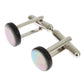 Elegant Silver Brass Cufflinks for Men