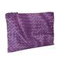 Women's Medium Purple Pouch Cosmetic Bag