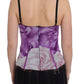 Chic Purple Corset Bustier Top