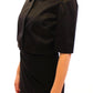 Elegant Black Stretch Bolero Shrug Jacket