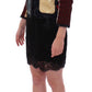Elegant Multicolor Crystal Jacket Coat
