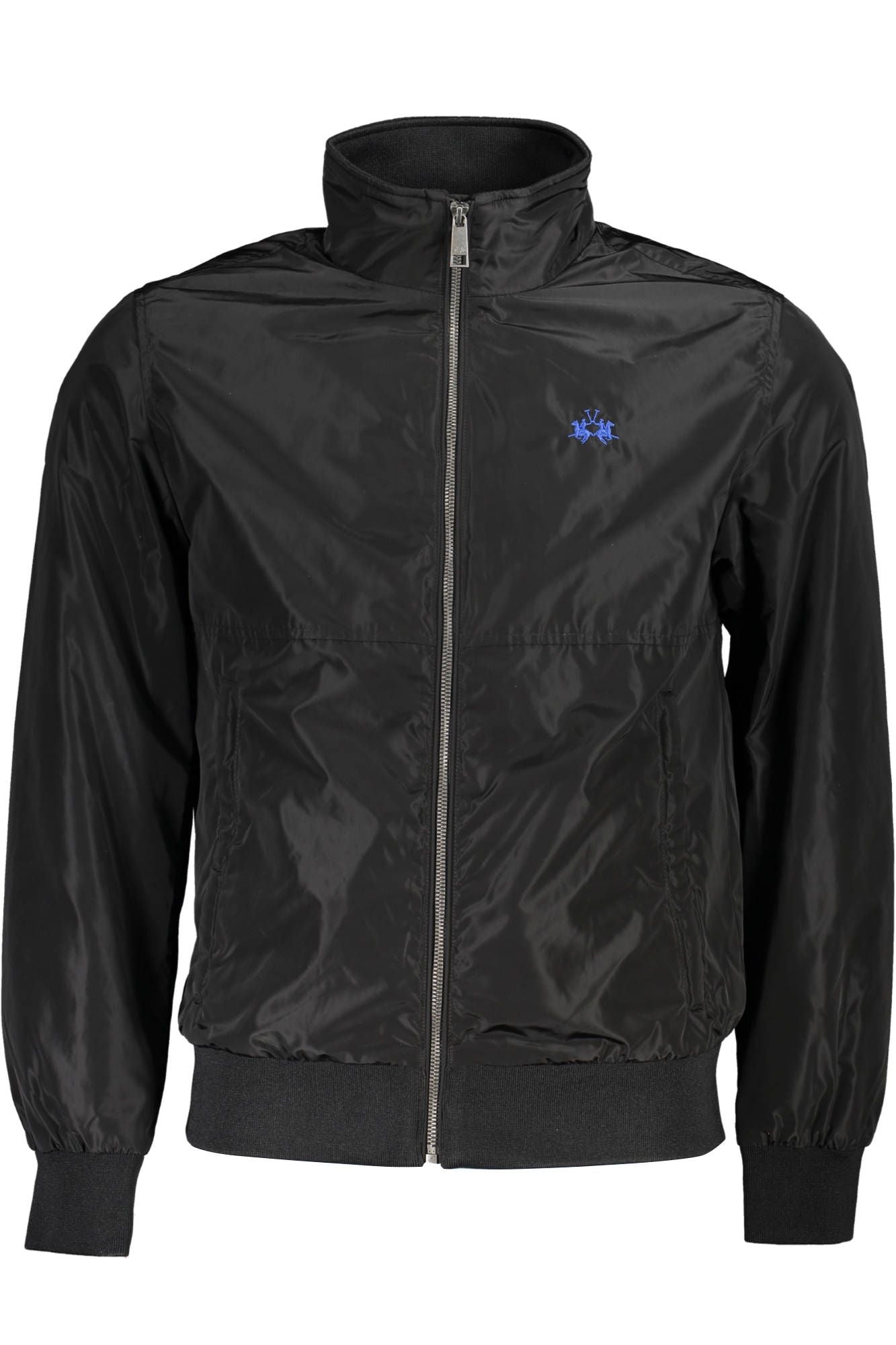 Black Polyester Men's Jacket