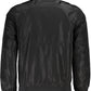 Black Polyester Men's Jacket