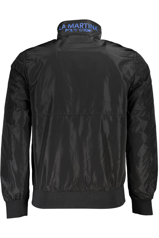 Black Polyester Men's Jacket