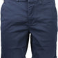 Blue Cotton Men Bermuda