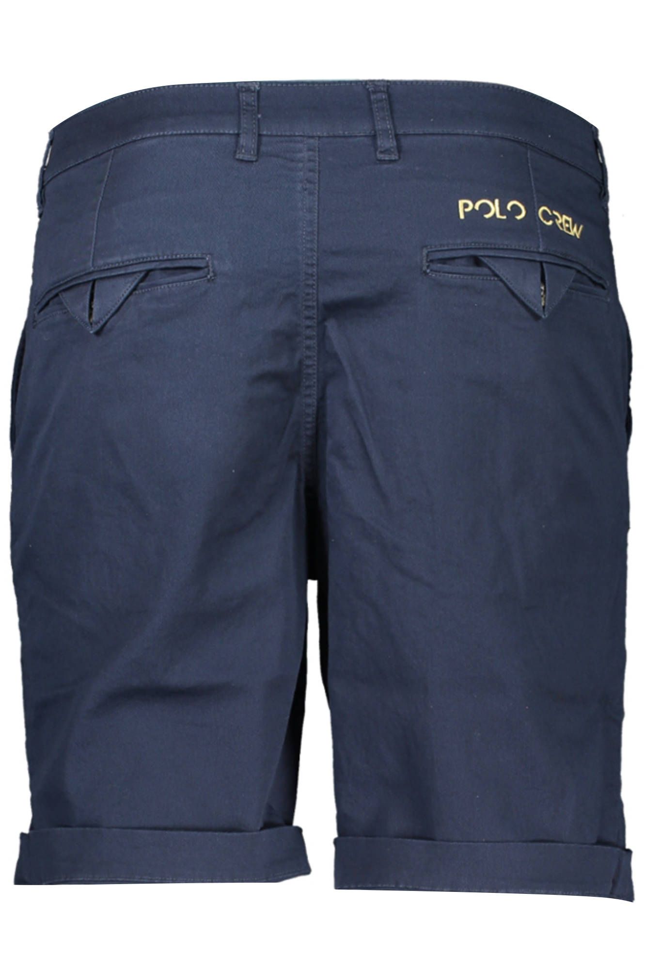 Blue Cotton Men Bermuda