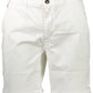 White Cotton Men Bermuda