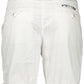 White Cotton Men Bermuda