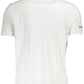 White Cotton Men Polo Shirt