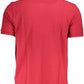 Red Cotton Men Polo Shirt