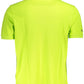 Green Cotton Men Polo Shirt