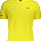 Yellow Cotton Mens Polo Shirt